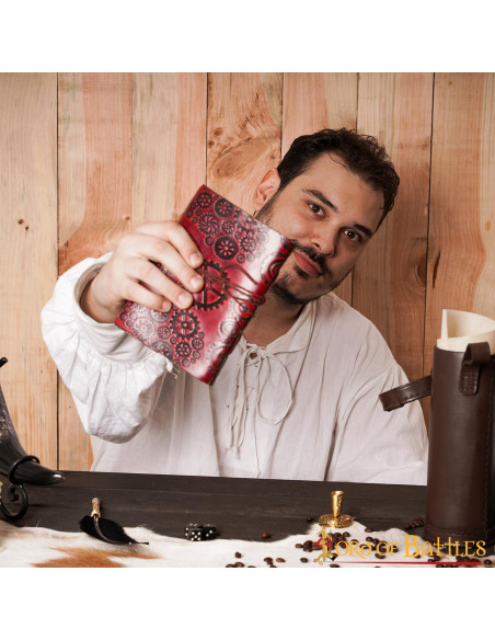 SteamPunk leather journal