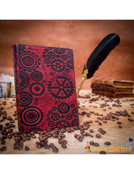 SteamPunk leather journal