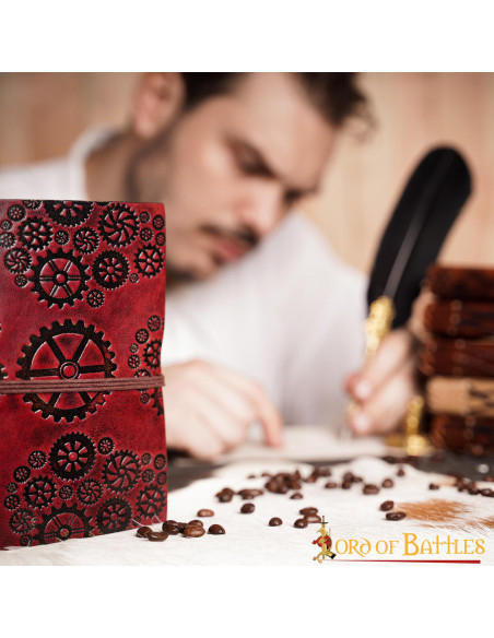 SteamPunk leather journal