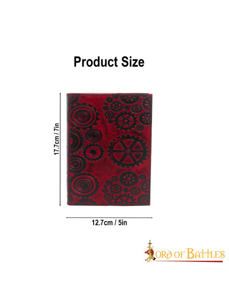 SteamPunk leather journal