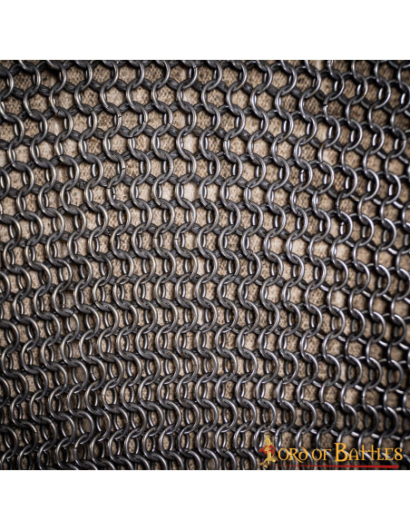 Medieval Haubergeon chain mail,...