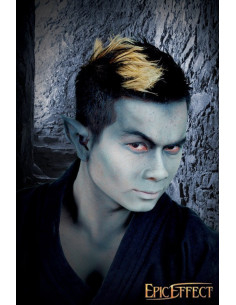 Dark Elf ears pointed, small