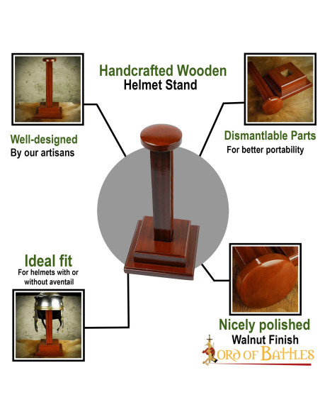 Wooden hoof stand, square base