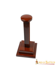 Wooden hoof stand, square base