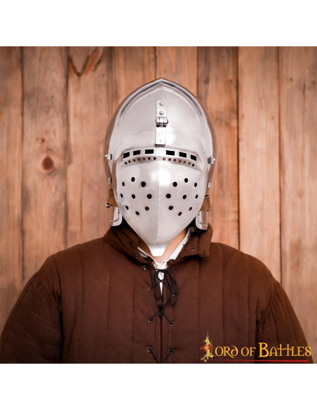 Battle-Ready Basinette with Visor,... Battle-Ready Basinette with Visor,...