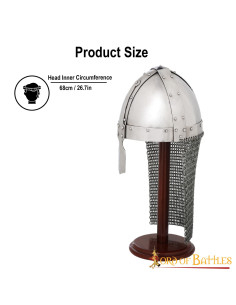 Norman helmet with nasal and chain mail 2