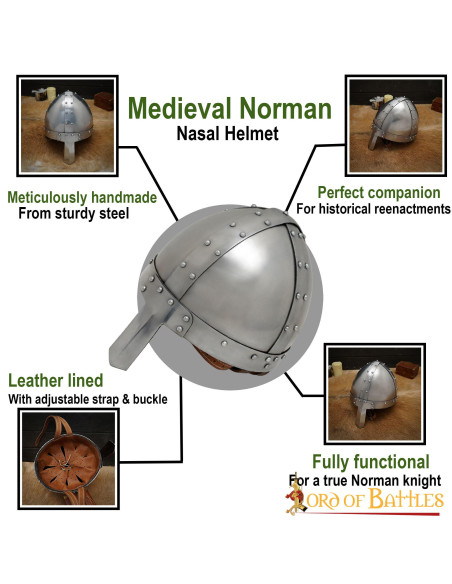 Viking helmet with nose Spanghelm,...