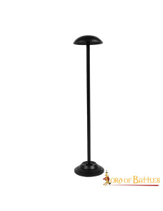 Iron stand for helmets, height 63.5 cm.