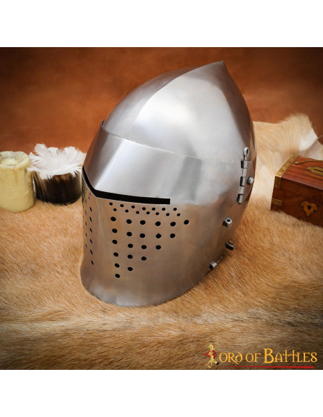 Medieval Basinette with Visor, Late... Medieval Basinette with Visor, Late...