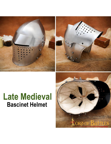 Medieval Basinette with Visor, Late... Medieval Basinette with Visor, Late...