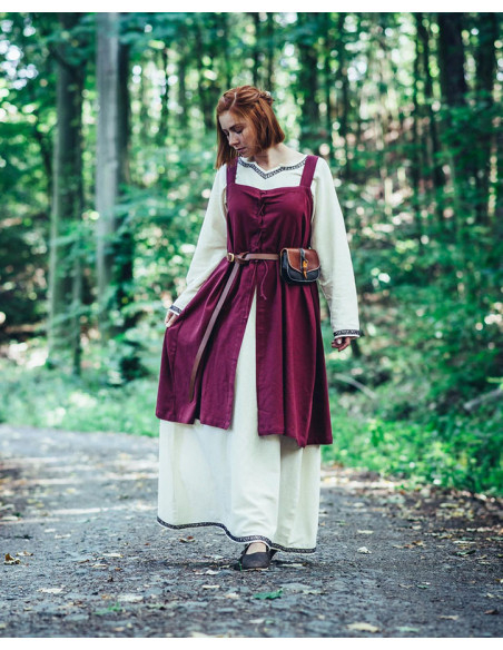 Viking surcoat Inca model, red color