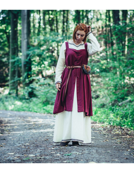 Viking surcoat Inca model, red color