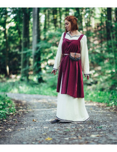 Viking surcoat Inca model, red color 2