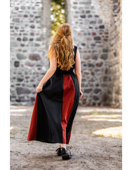 Bicolor Red-Black medieval skirt Bicolor Red-Black medieval skirt