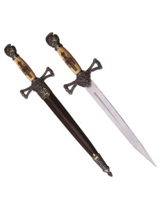 Medieval Dagger with Sheath (35 cms.)