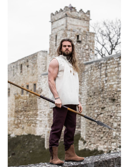 Sleeveless natural medieval shirt Sleeveless natural medieval shirt
