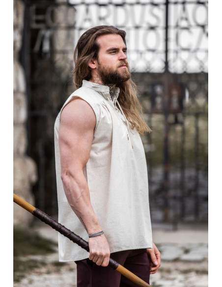 Sleeveless natural medieval shirt Sleeveless natural medieval shirt