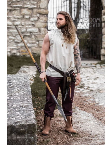 Sleeveless natural medieval shirt Sleeveless natural medieval shirt