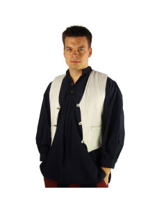 Short medieval vest in cotton 2