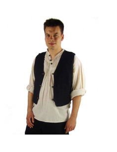 Short medieval vest in cotton