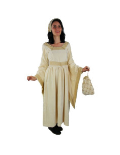 Noble cap in cream natural velvet 2