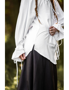 White Morgan medieval blouse 2