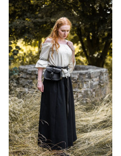 Medieval cream blouse with embroidery 2