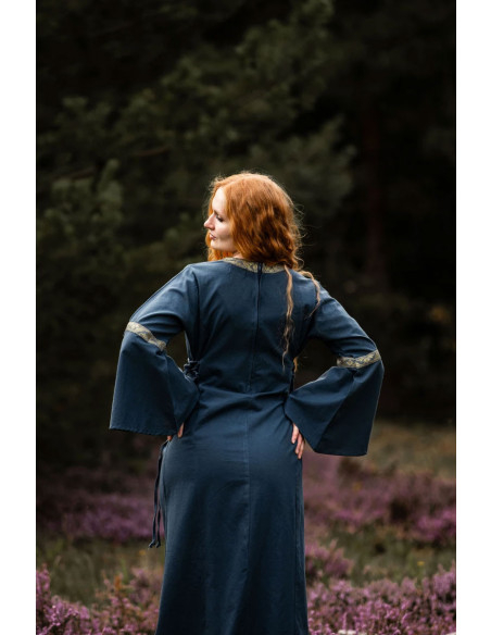 Medieval dress woman Blue