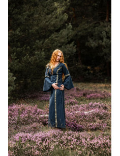 Medieval dress woman Blue 2