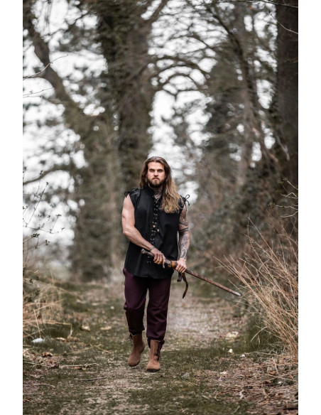 Sleeveless black medieval shirt Sleeveless black medieval shirt