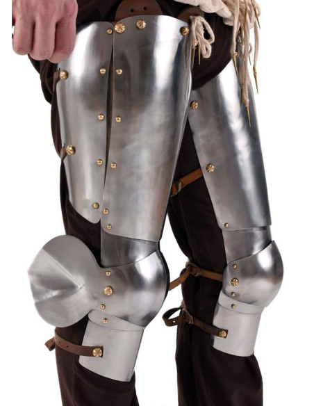 Medieval armor for legs and knees