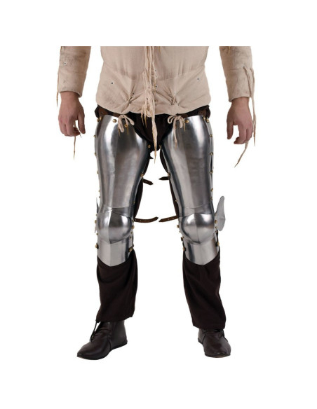 Medieval armor for legs and knees