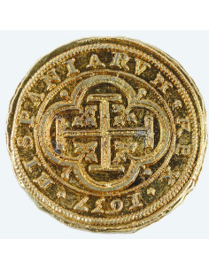 Gold coin 100 escudos, 4 cm.