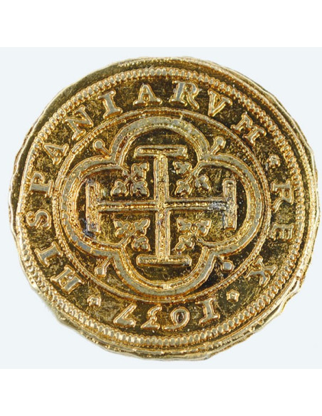 Gold coin 100 escudos, 4 cm.