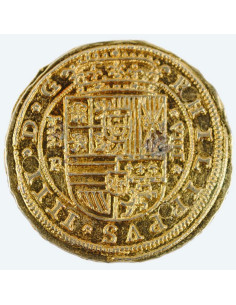 Gold coin 100 escudos, 4 cm. 2
