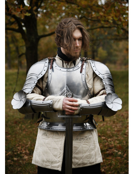 Pair of medieval gothic bracers (XV-XVI)