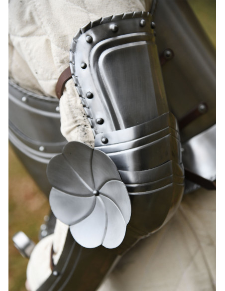 Pair of medieval gothic bracers (XV-XVI)