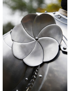 Pair of medieval Besagues for armor, 15th century 2