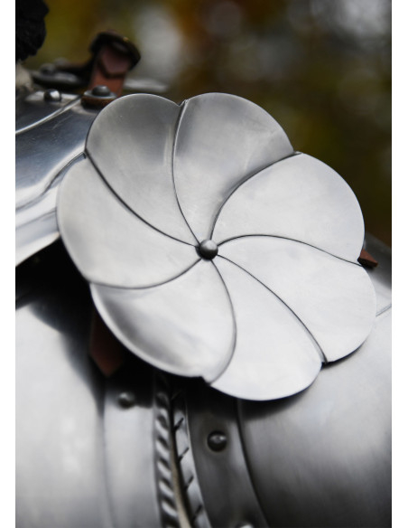 Pair of medieval Besagues for armor,... Pair of medieval Besagues for armor,...