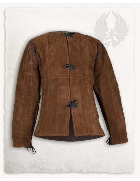 Medieval suede gambeson model Aulber,...
