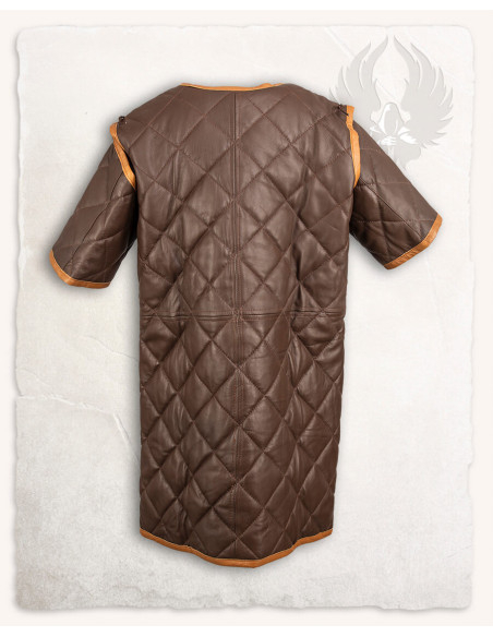 Medieval gambeson model Haldur, brown...