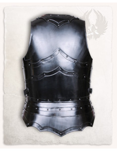 Medieval cuirass Balthasar model, blackened finish 2
