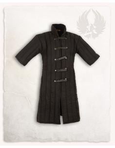 Medieval gambeson model Leopold, black