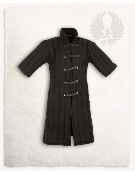 Medieval gambeson model Leopold, black