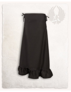 Medieval cotton skirt model Nelly, black