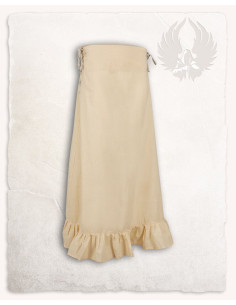 Medieval cotton skirt model Nelly, cream color