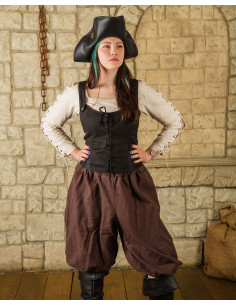 Pirate women's bustier model Lea, black 2