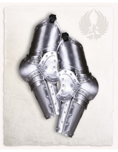 Balthasar model medieval arms, polished finish