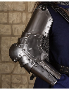 Balthasar model medieval arms, polished finish 2