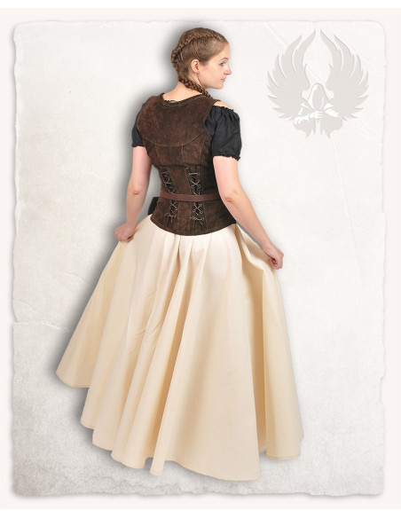 Medieval leather bodice model Sarina,...